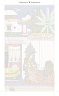 Thumbnail for Numeroitu kangas - Woman Addressing a Peacock Gujari Ragini of Megh 40x70cm