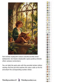 Thumbnail for Värikartta ja ohjeet - Woman Reading by Window 40x70cm