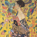 Thumbnail for Woman with a Fan by Klimt, 50x50 cm timanttimaalaus – alkuperäinen kuva, josta kuvio on tehty