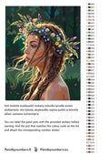 Thumbnail for Värikartta ja ohjeet - Woman with Flower Crown 40x50cm