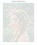 Thumbnail for Numeroitu kangas - Woman with Flower Crown 40x50cm