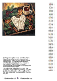 Thumbnail for Värikartta ja ohjeet - Wool Mittens and Tea Tray 50x50cm