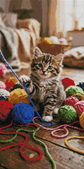 Thumbnail for Timanttikuvio - Yarn Kitten