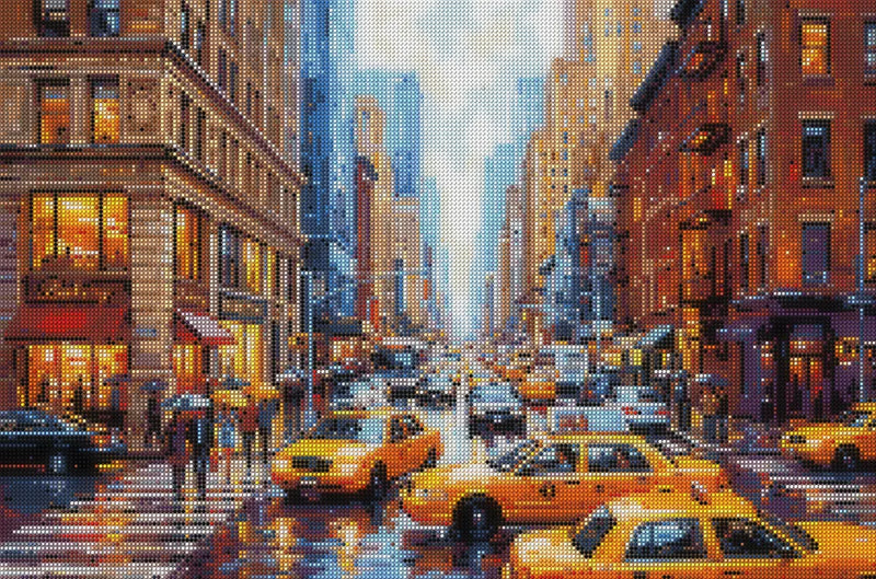 Timanttikuvio - Yellow Cabs