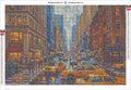 Thumbnail for Yellow Cabs timanttimaalauksen liimapintainen canvas 60x40cm