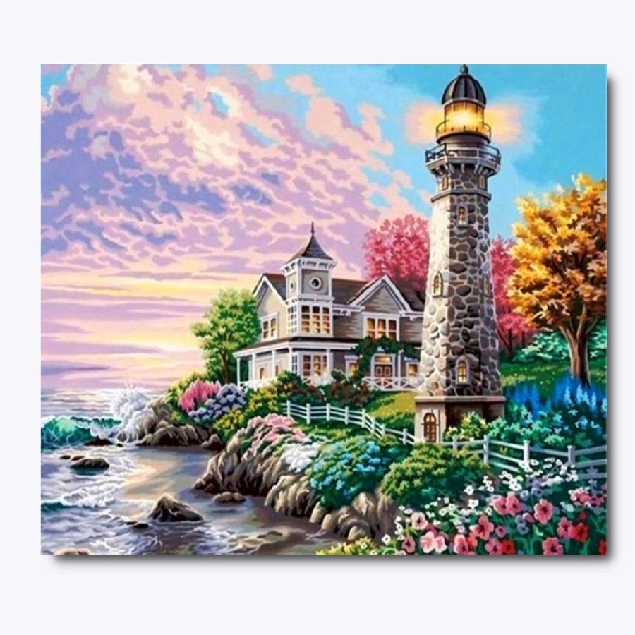 Diamond Painting Majakka 60x80cm