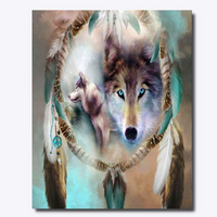 Thumbnail for Spirit Wolf 30x40cm - Timanttimaalaus