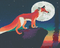 Thumbnail for Moonlit Lunar Fox 30x40cm - Timanttimaalaus