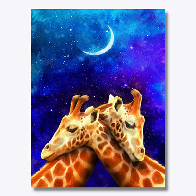 Sweet Dreams -timanttimaalaus, kirahviaihe 30x40cm