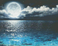 Thumbnail for Full Moon 40x50cm - Timanttimaalaus