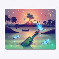 Thumbnail for Dance of Calm and Chaos 40x50cm - Timanttimaalaus