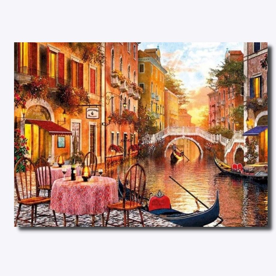 diamond painting venetsia 40x50cm