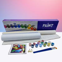 Thumbnail for paint-by-numbers-tuotepakkauksen-sisalto