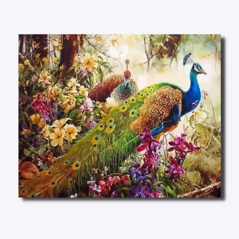 Majestic Peacock - Paint By Numbers