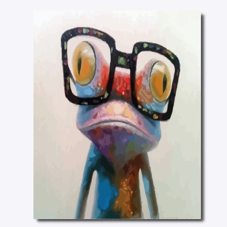 Geeky Frog - Paint By Numbers